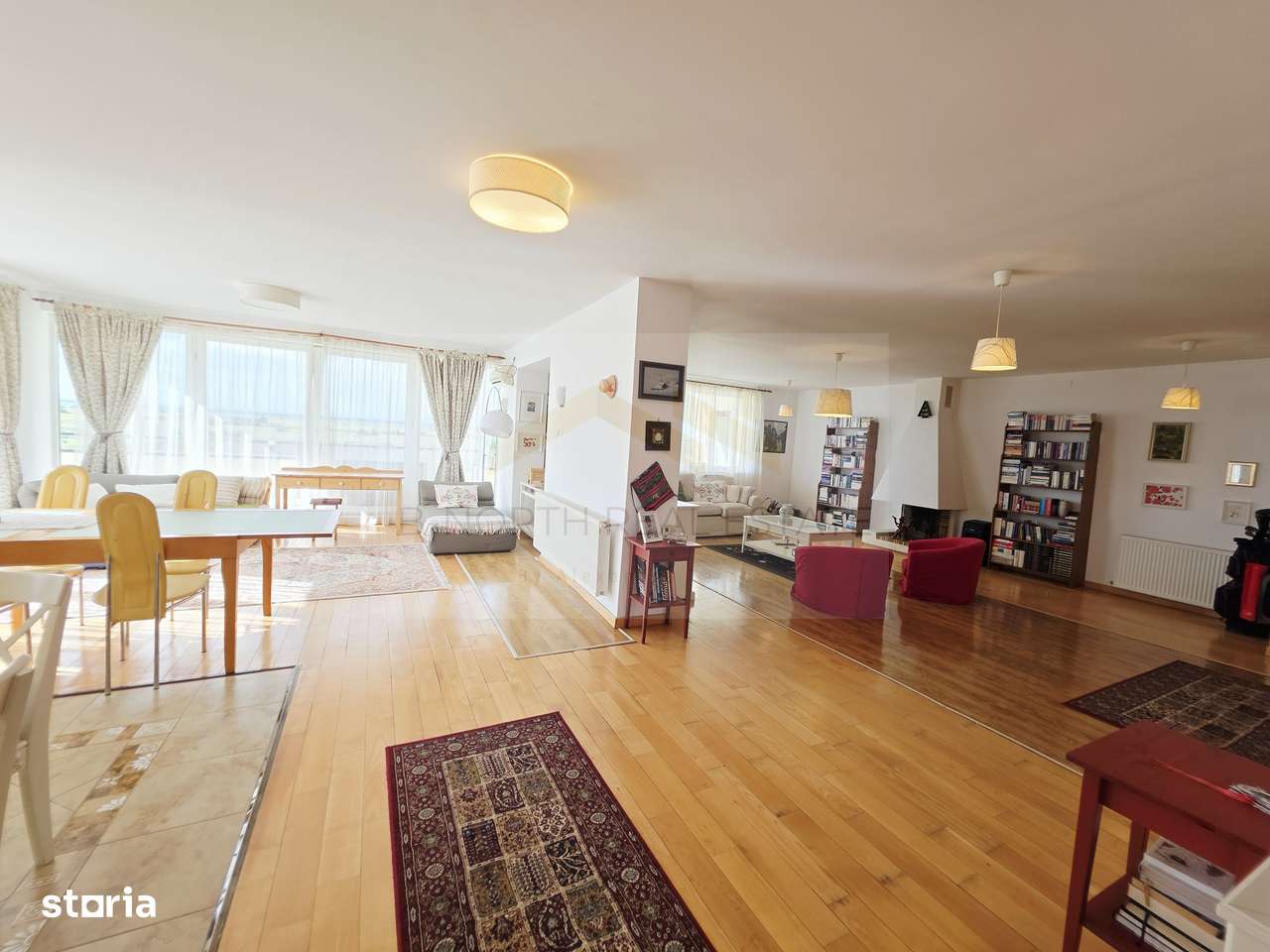 Penthouse 148mp  cu terase75 mp și șemineu | Corbeanca-0
