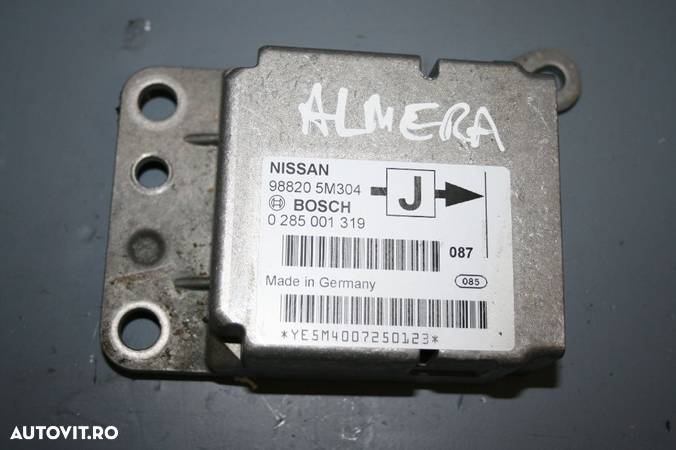 Modul Calculator Airbag Nissan Almera An 2000-2004 - 2