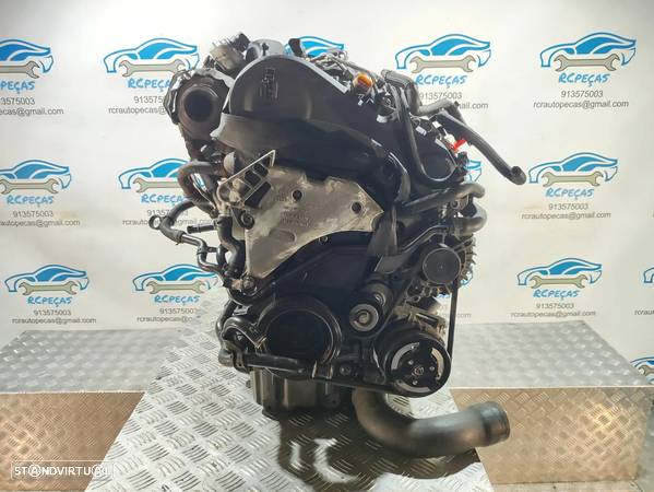 MOTOR COMPLETO 1.6 TDI 16V 90CV CAY CAYB SEAT IBIZA LEON AUDI A1 SKODA FABIA ROOMSTER VW VOLKSWAGEN POLO GOLF MOTOR ARRANQUE ALTERNADOR BIMASSA COMPRESSOR EMBRAIAGEM BOMBA DIRECAO INJETORES - 4