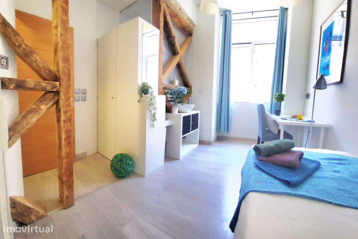 Quarto - localizado em Baixa Lisbon - Grande imagem: 4/7
