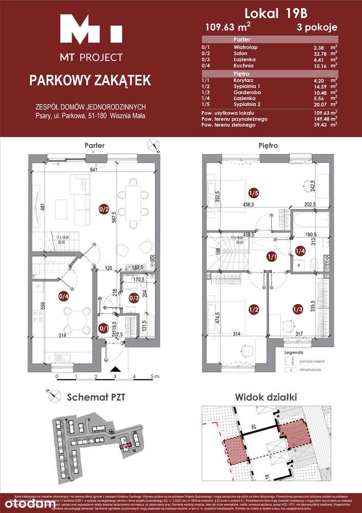 DOM 110  m2 z ogrodem  - Salon 33 m2 PSARY- tuż przy parku - Pełny obrazek: 3/15