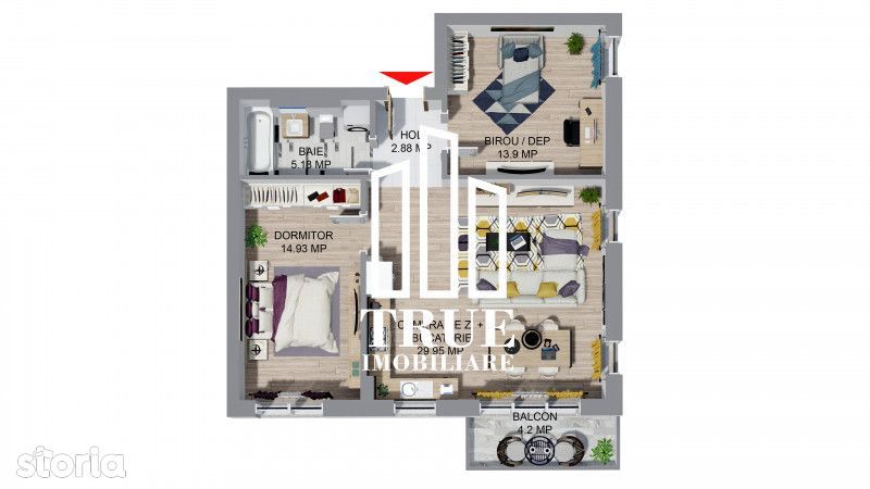 Apartament de vânzare 66.9m², în complexul Maurer Residence!