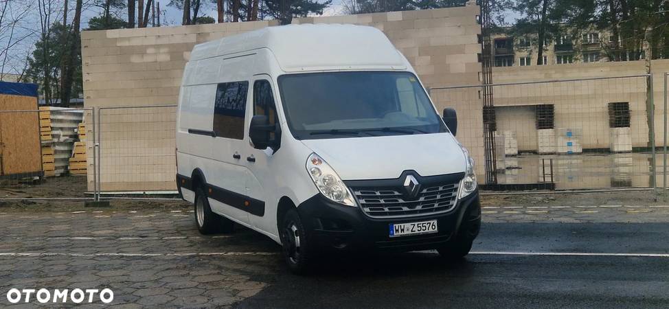 Renault MASTER BLIZNIAKI BRYGADÓWKA L3H3 2.3 165KM DUBELKABINA 3T NA HAKU - 2