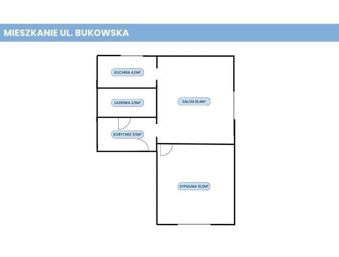 2 pokoje po remoncie | ul. Bukowska | 43 m²-11