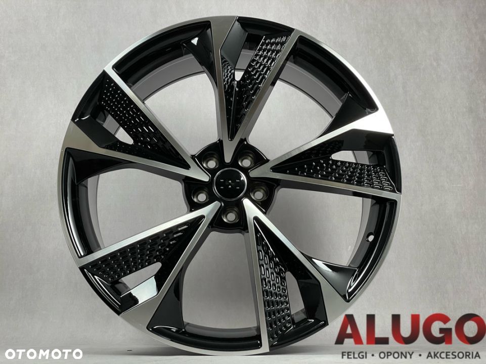 Alufelgi 21 5x112 Felgi Audi S5 S6 S7 A7 S RS4 RS6 S6 S7 S8 SQ7 SQ8 Mercedes Macan Touareg Czarny Połysk NOWE - 1