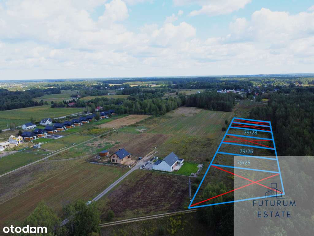 Działki budowlane na sprzedaż - Skrybicze - Pełny obrazek: 2/8