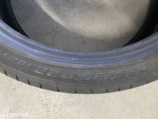 vand 4 anvelope 265/35/22 pirelli de vară la 6,5mm - 4