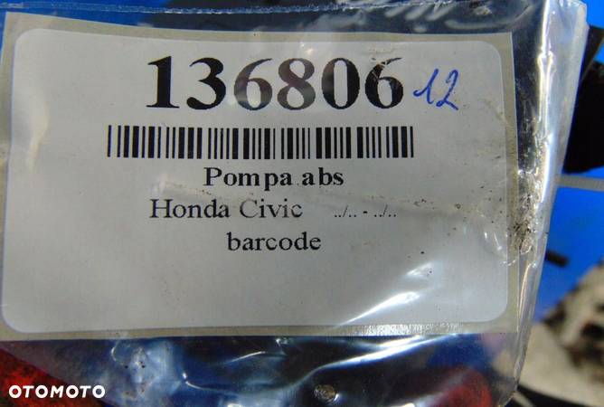 HONDA CIVIC VI POMPA ABS 0265216821 - 5