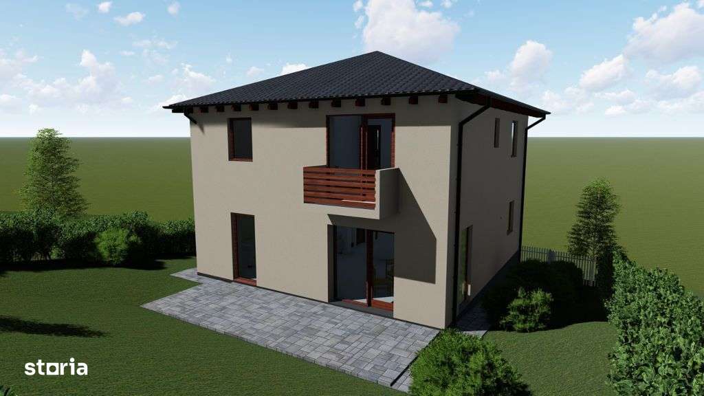 Casa  4 camere,2 bai,136 mp, 550 mp teren zona Corunca - Imagine principală: 5/15