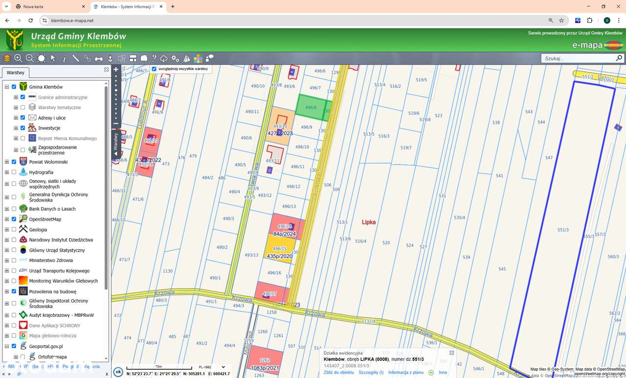 MPZP Blisko PKP klembów, 810m2, budowlana, GAZ, WODA, - Pełny obrazek: 5/11