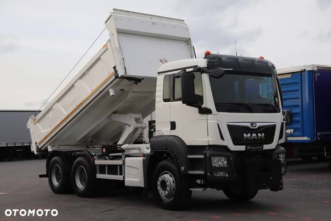 MAN TGS 26.460 / 6X4 / 3 STRONNA WYWROTKA / HYDROBURTA / CZOŁOWNICA  / AUTOMAT / - 8