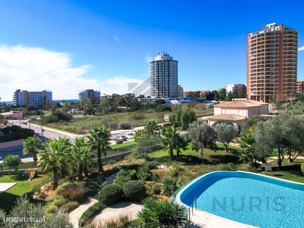 Apartamento T1 para Arrendamento Anual com vista mar na Praia da Rocha - Grande imagem: 1/10