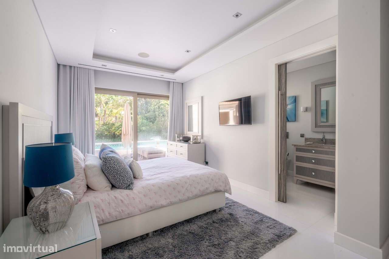Moradia de luxo com vista mar e golfe-41