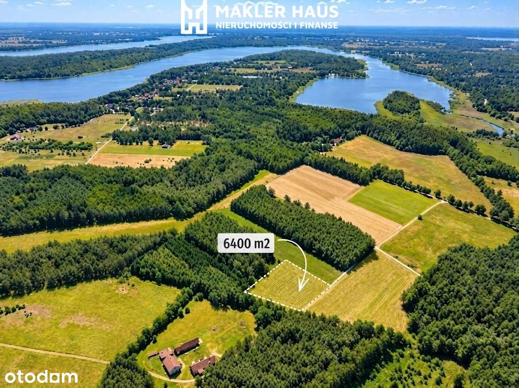 Wyjątkowa działka 6400 m2 z wydanymi Warunkami Zabudowy  Pilchy- Pisz-2