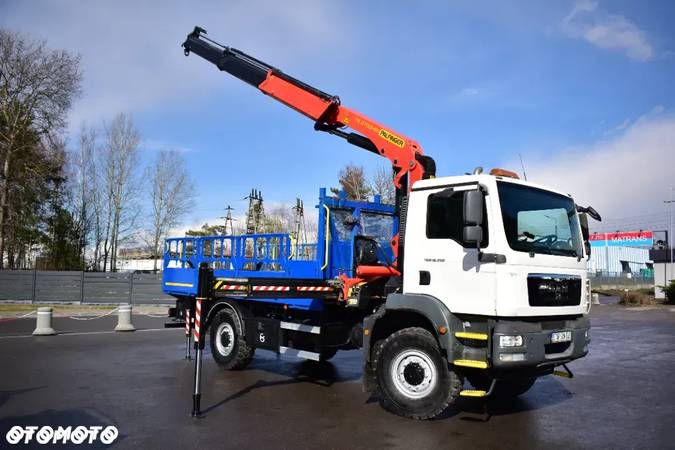 MAN TGM 18.250 4x4 PALFINGER PK 27001 HDS Żuraw Crane Kran - 1