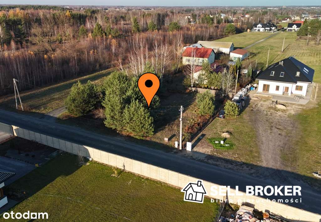 Piękna działka budowlana pod lasem! woda / prąd - Pełny obrazek: 1/14