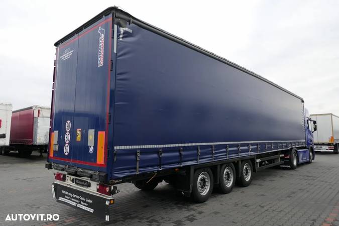 Scania R 450 / RETARDER / EURO 6 / LED / NAVI + SCHMITZ / CURTAINSIDER / LIFTED ROOF / - 7