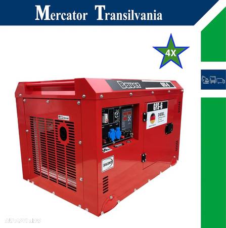 Set Generator de Curent Electric, Diesel, Bauer GFS - 6, 6 kVA / 6 KW, Tehnologie Germana, 4 buc - 1