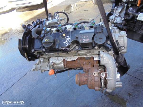 Motor BH01 BHZ PEUGEOT 308  T9 FASE 1 2016 1.6HDI 120CV 5P CINZENCO ESCURO - 1