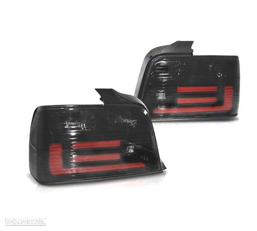 FAROLINS TRASEIROS LED BAR PARA BMW E36 90-99 ESCURECIDOS - 1