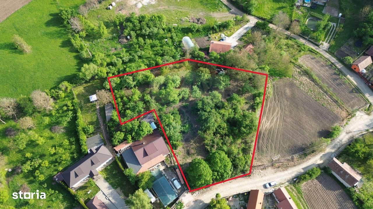 Teren intravilan 3.269 mp în Slimnic–panorama superbă, 15 km de Sibiu - Imagine principală: 2/16