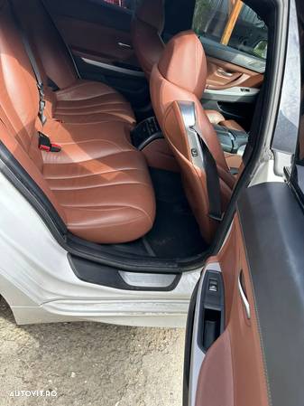 Interior M Sport piele BMW seria 6 F06 LCI facelift, cognac - 3