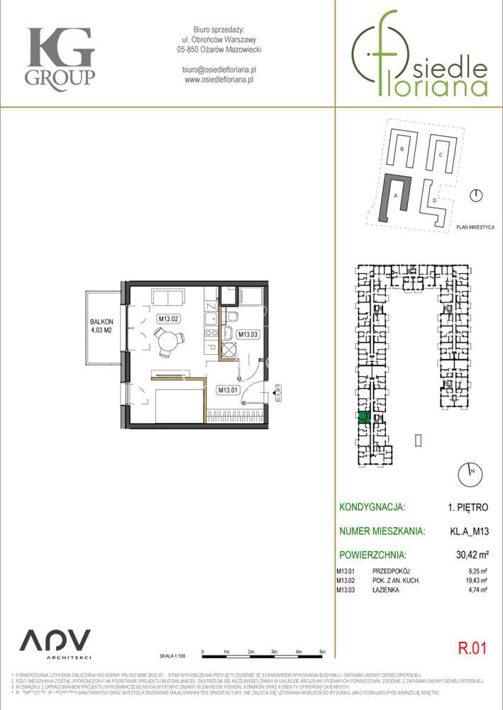 Nowe mieszkanie 30,42m2 w Ożarowie Mazowieckim - Pełny obrazek: 4/6