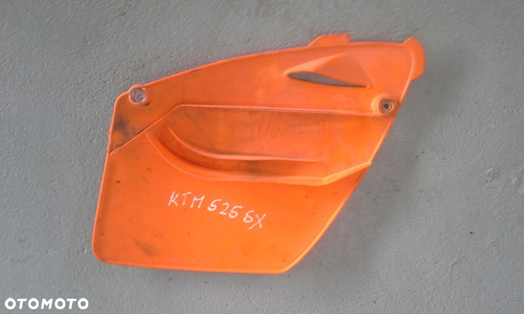 KTM 525SX 525 SX osłona bok boczek pod fotel - 3