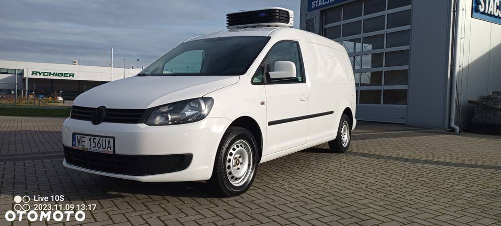 Volkswagen Caddy L2 Maxi Salon PL Nowa Izoterma Chłodnia Mroźnia do lodów minus 20 stopni Carrier 220V na stoku - 1