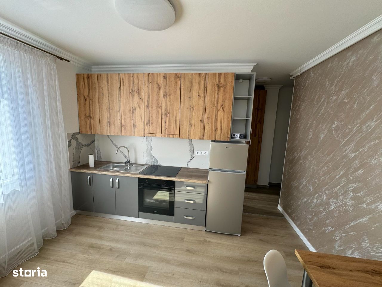 Apartament nou living + dormitor mobilat-utilat Complex Odobescu