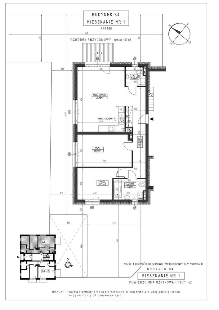 3 pok. z ogrodem | gotowe | rynek pierwotny | Złotniki Park etap V - Pełny obrazek: 5/5