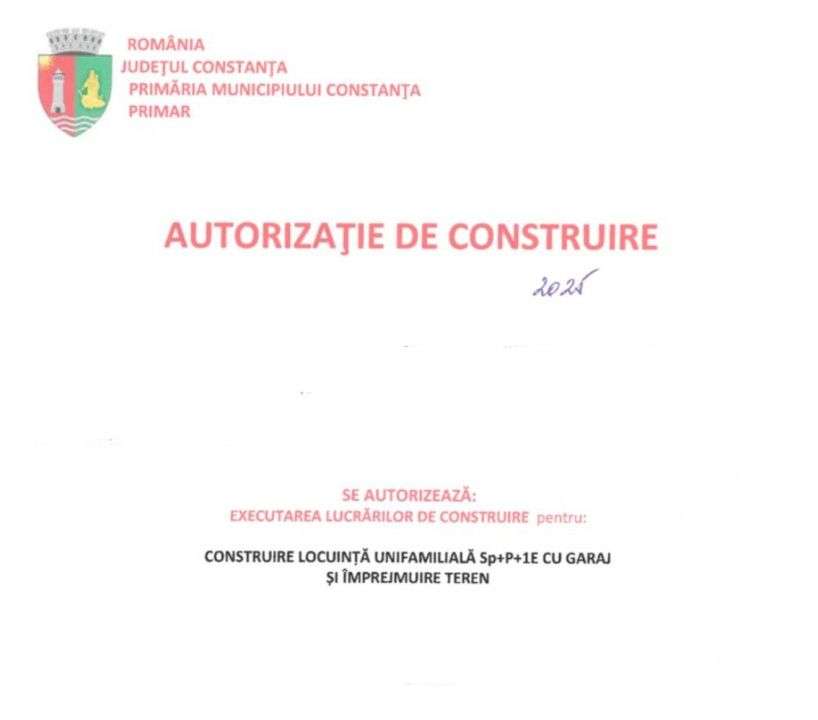 Vanzare Teren perfect 377 mp. cu Autorizatie Constructie-8