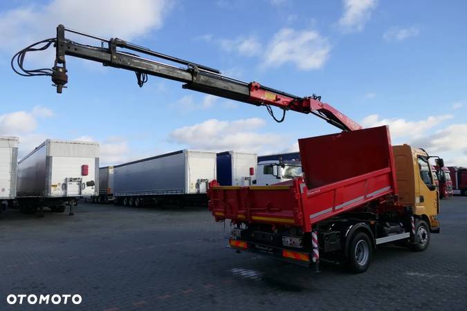 Renault MIDLUM 190 DXI / 4X2 / 2 STRONNA WYWROTKA / HYDROBURTA / + HDS FASSI F 80 / MANUAL / EURO 5 - 4