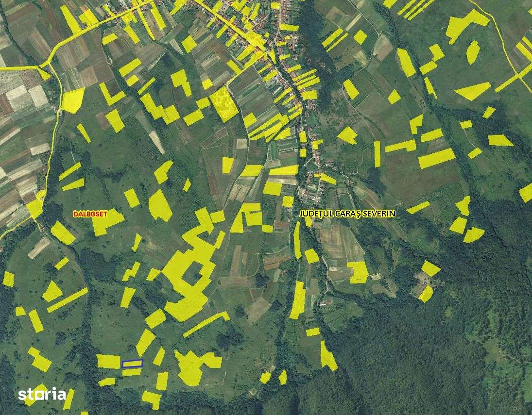 Cota 1/4 teren extravilan Dalboset, jud. Caras Severin - termen 14.08 - Imagine principală: 4/7