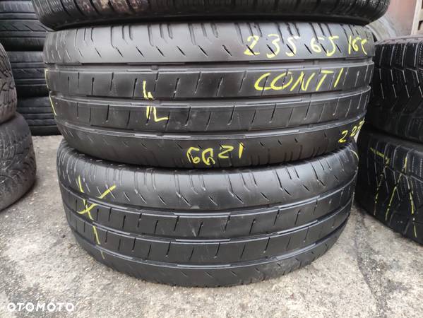 235/65R16C 16 C 115/113R CONTINENTAL CONTIVANCONTACT 200 Opony Letnie Lato  Legnica jak 225/65 6,5mm 21r - 1