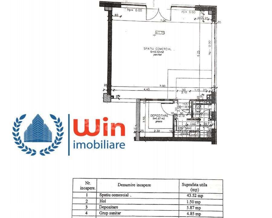 Spatiu Comercial | 55 mp util | Bloc nou | Parcare | Cartier Buna Ziua - Imagine principală: 3/3