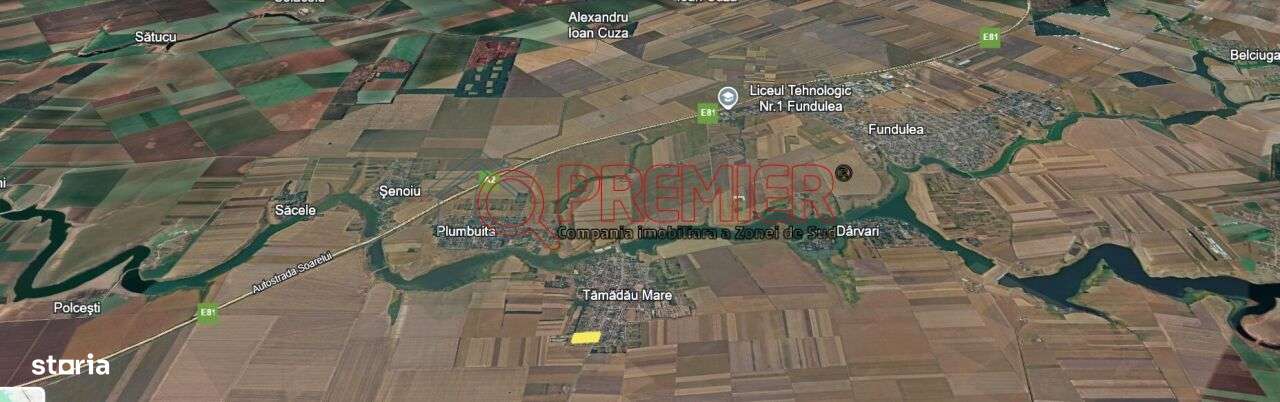 Teren intravilan 5000 mp Tamadau Mare – deschidere 35 metri la DN3 - Imagine principală: 4/7