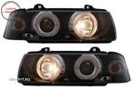 Faruri Angel Eyes BMW Seria 3 E36 Coupe Cabrio (1990-1999) Negre- livrare gratuita - 4