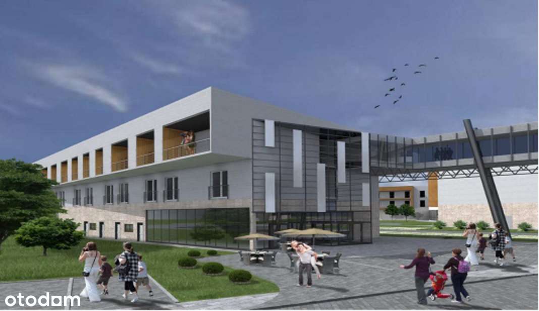 Działka inwestycyjna Termy Uniejów Gotowa koncepcja zabudowy Hotelowej-3