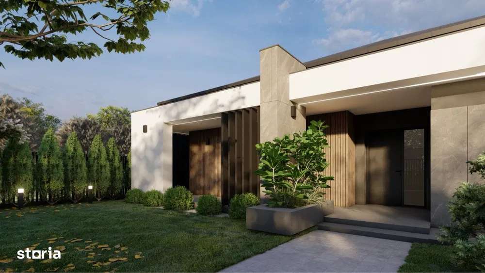 Casa Ultra-Moderna NOUĂ (308 mp) cu Sistem Fotovoltaic 6 kW | Design - Imagine principală: 3/4