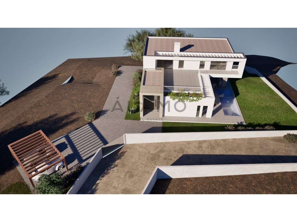 Moradia Contemporânea T3 com Piscina em Vale Judeu-2