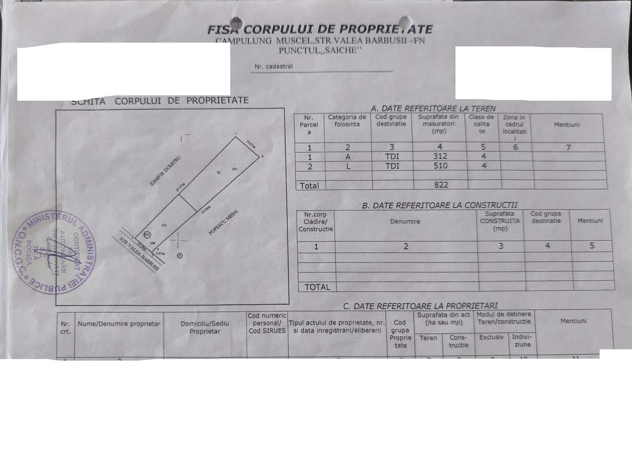 ROANDY - Teren ideal constructie casa sau pensiune-Valea Barbusii - Imagine principală: 4/4