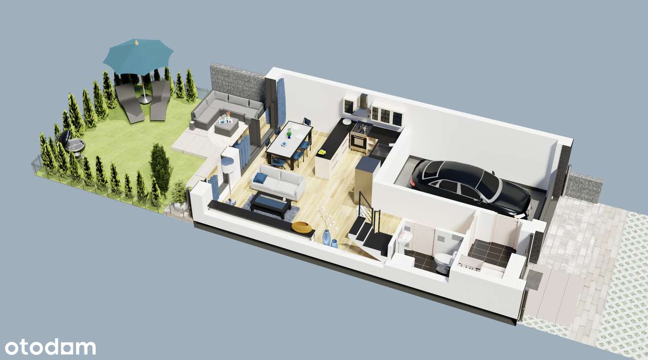 4 POKOJE z GARAŻEM I 15 m2 TARASEM - Pełny obrazek: 4/20