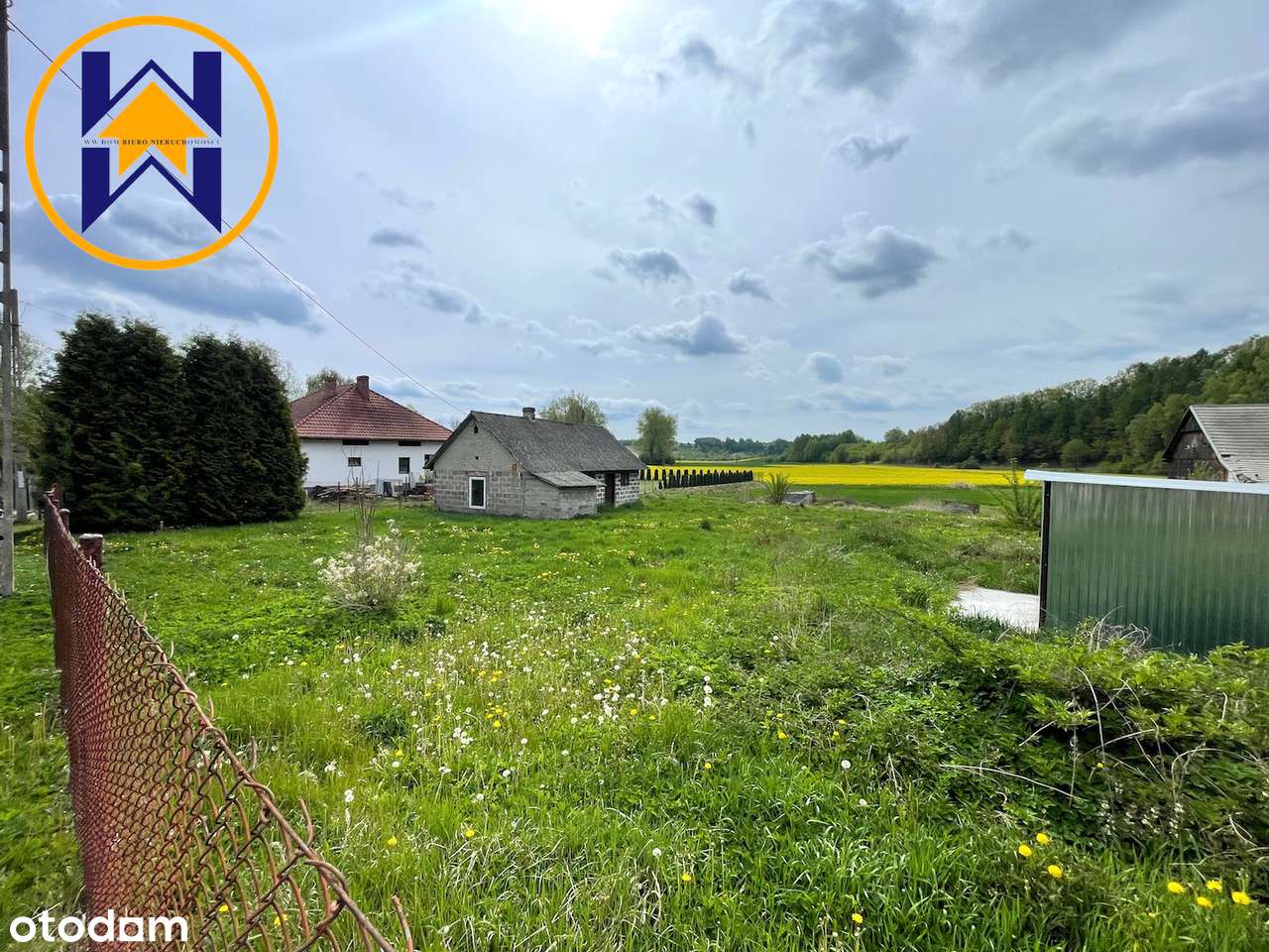 Działka budowlana, 34ar z pozwoleniem na budowę domu jednorodzinnego-10