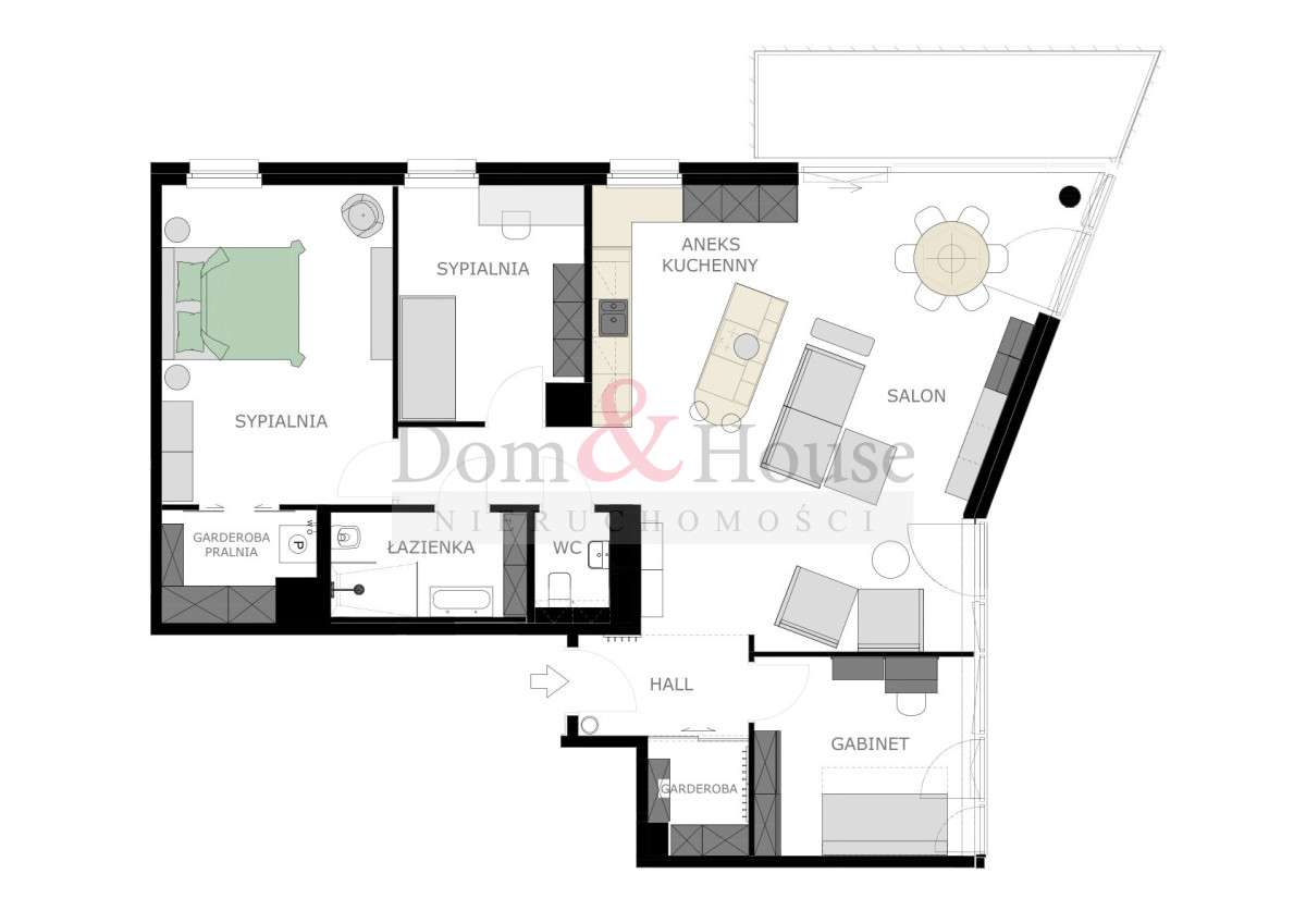 Przestronny apartament z widokiem na Motławę-3