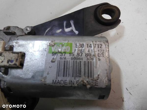 MECHANIZM SILNICZEK TYLNEJ WYCIERACZKI CITROEN C3 C4 307 9637158780 53014712 - 3