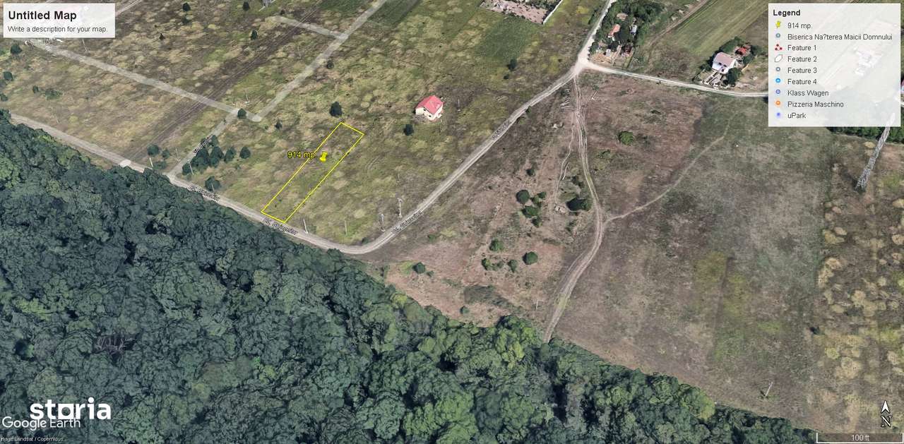 Vand teren intravilan 914 mp Dumbravita Padurea Verde-2