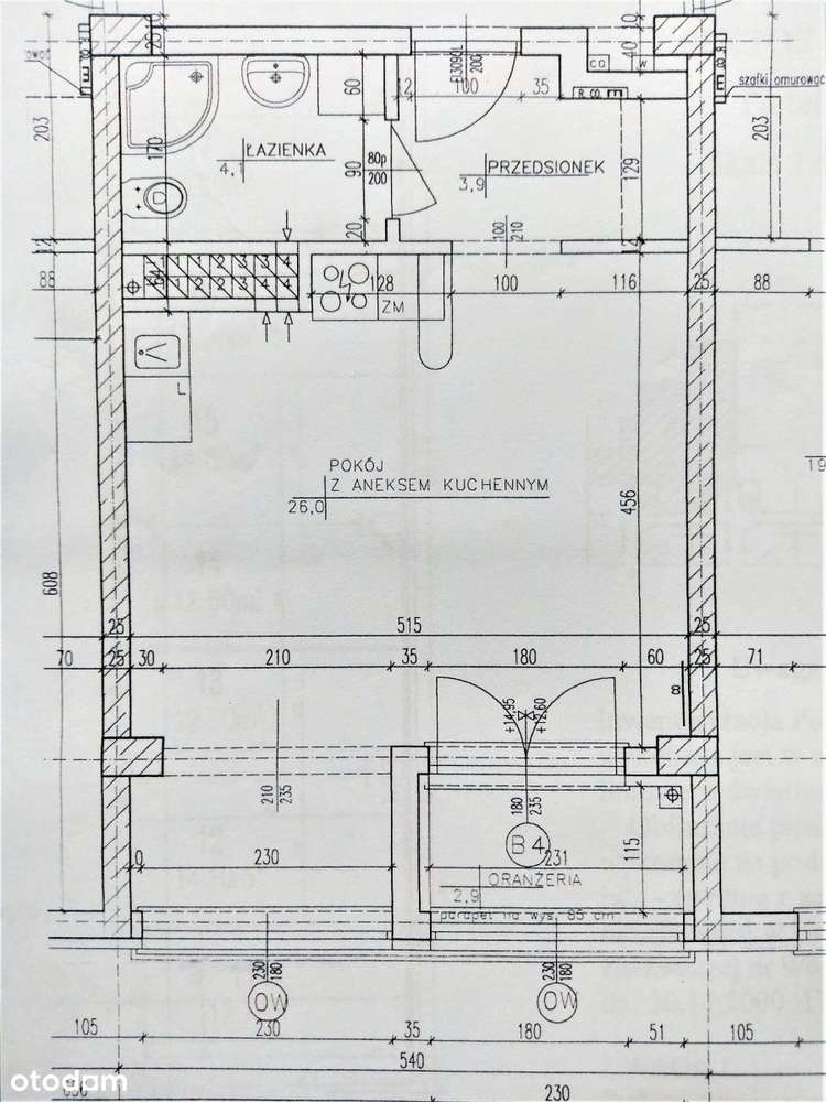 Duża kawalerka na Kabatach z opcją 2 pokoi.-10