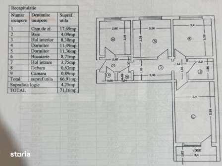 Apartament 3 camere - Alexandru cel Bun - Imagine principală: 5/5