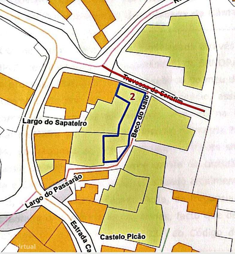 Terreno com Ruina e Projeto em curso para Moradia T2 Geminada , no...-8